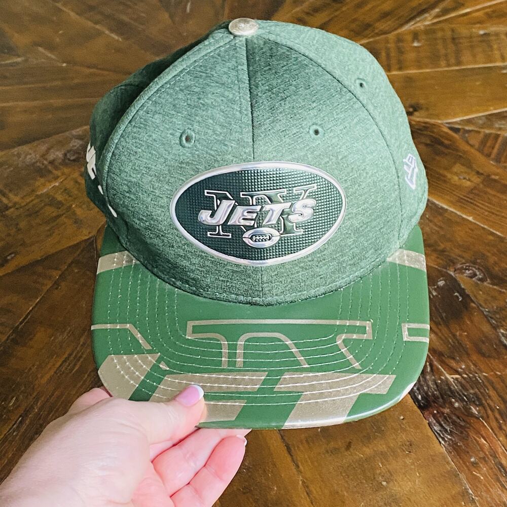 New York Jets Hat Draft 2017 9Fifty Green Snapback New Era Trucker Adjustable